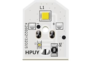 HPUY WR55X11132 WR55X25754 LED Light Compatible for GE Refrigerator Replace WR55X30602 WR55X26486 PS4704284 3033142 EAP12172918 AP6261806 No Cover Only LED PCB Board