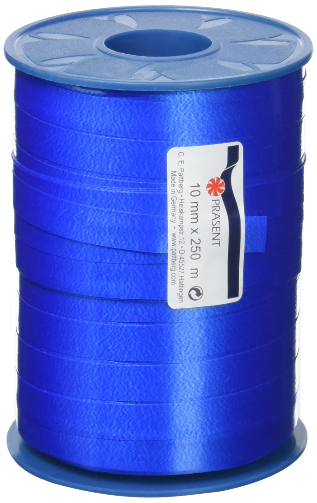C.E. Pattberg AMERICA Gift curling Ribbon royal blue, 273 yards of balloonribbon for Gift Wrapping, 0.39 inches width, Accessories for Decoration & Handicrafts, Decoration Ribbon for Presents — image 1
