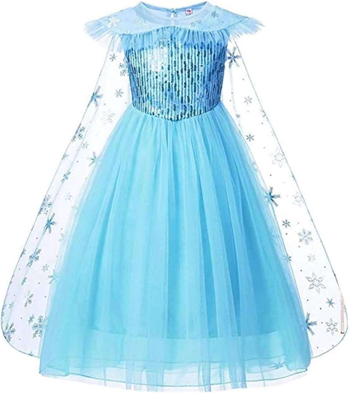 Snow Queen Costumes,Dress Girls Party Cosplay Girl Clothing Snow Queen