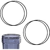 Whole House Water Filter O Ring Replacement Seals &amp; Gaskets - 2PCS | Compatible With Simpure DB10C, PurePlus PP-WFM10B (4.5x10&rdquo; Clear), and RonAqua 10x4.5&rdquo; Transparent Housings
