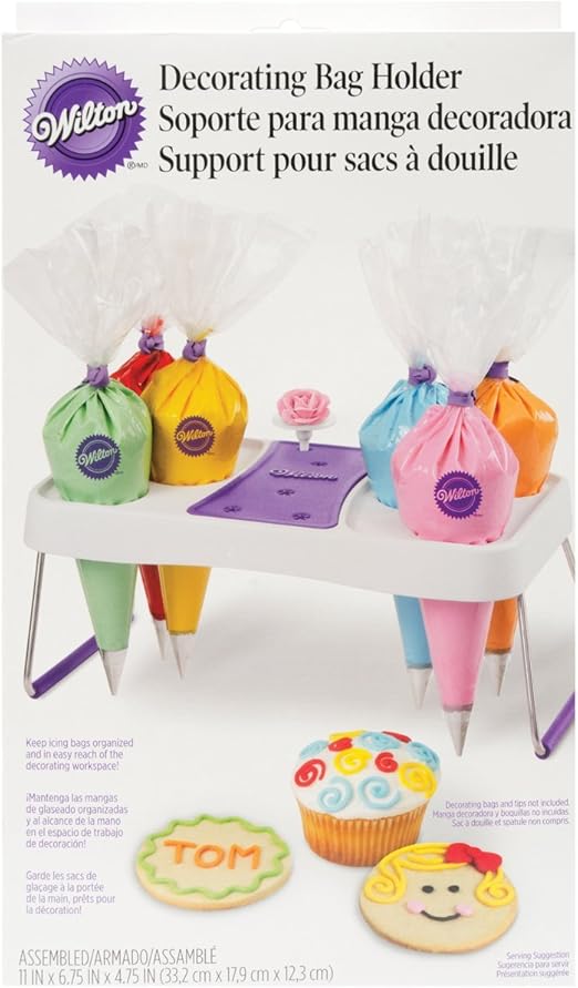 Amazon Com Wilton Cake Decorating Icing Bag Stand 6 Cavity