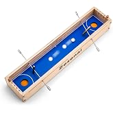 Zesenai Micro Football Tabletop Skill Game - Mini Foosball, 2 Players 8+ | Game of Skill, Fast Reflex Play, Hand-Eye Coordination, 5-10 Min Matches, Stainless Steel Rods, Wooden Design, Party Fun