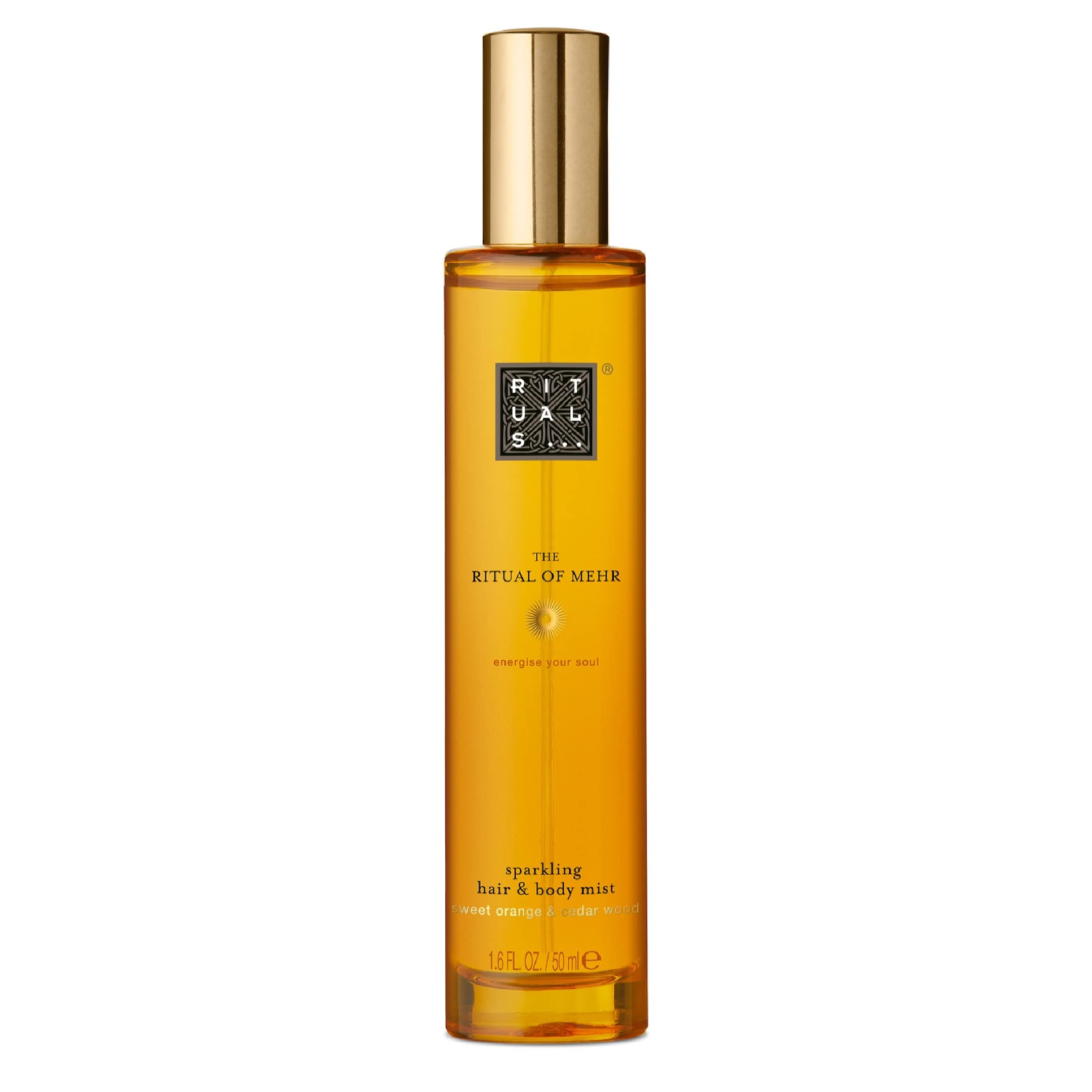 RITUALS Hair & Body Mist from The Ritual of Mehr, 50 ml - With Sweet Orange & Cedar Wood - Energising & Stimulating Properties