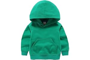 ZJXC Baby Toddler Kid Boy Girl Solid Casual Pocket Hoodie Sweatshirt Pullover