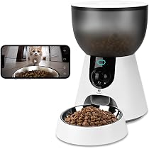 Amazon.com : Podazz Automatic Cat Pet Feeder Camera, 5G Wi-Fi ...