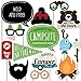 Big Dot of Happiness Happy Camper - Camping Photo Booth Props Kit - 20 Count