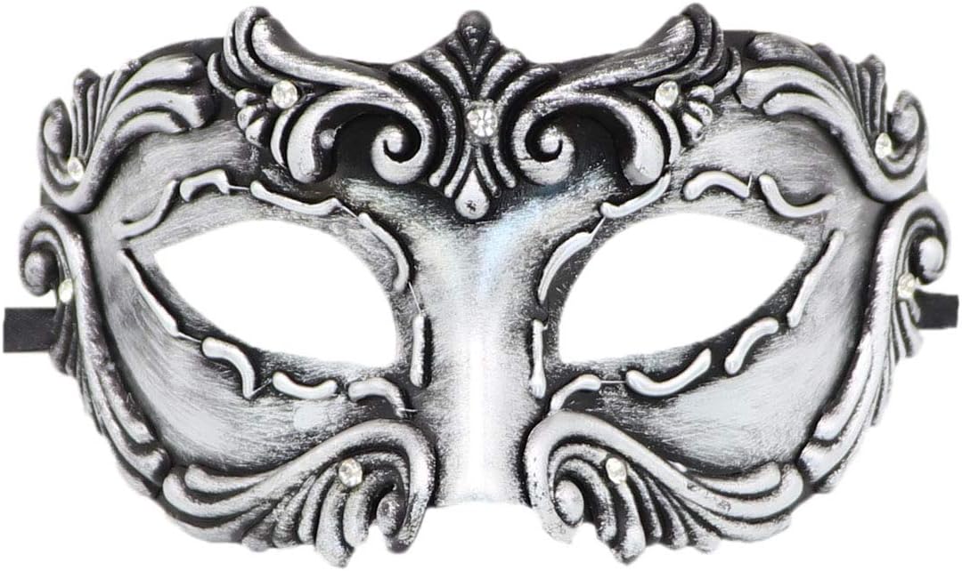 Mens Masquerade Mask Vintage Greek Roman Mask Venetian Party Mask Halloween Mardi Gras Mask