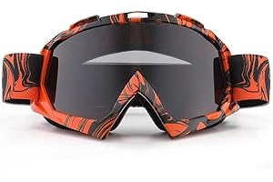 SPOSUNE Dirt Bike ATV Goggles UV400 Motorcycle Goggles for Men Women Youth Motocross Riding Goggles Windproof Dustproof