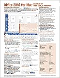 Office 2016 for Mac Essentials Quick Reference Guide (Cheat Sheet of Instructions, Tips & Shortcuts - Laminated Card) by 