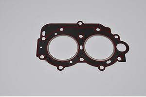 achard 15 hp Yamaha Head Gasket 63v-11181 + Cylinder Head Gasket, Outboard Gasket 63V-11181-A1-00 Fit for Yamaha 9.9/15/18 HP 2-Stroke 97-05 63V‑11181‑A1‑00