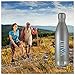 WaterVault Insulated Water Bottle - Stainless Steel Vacuum Thermos Bottles - Cold 24 Hours, Hot 12 Hours - Double Wall Copper Plated