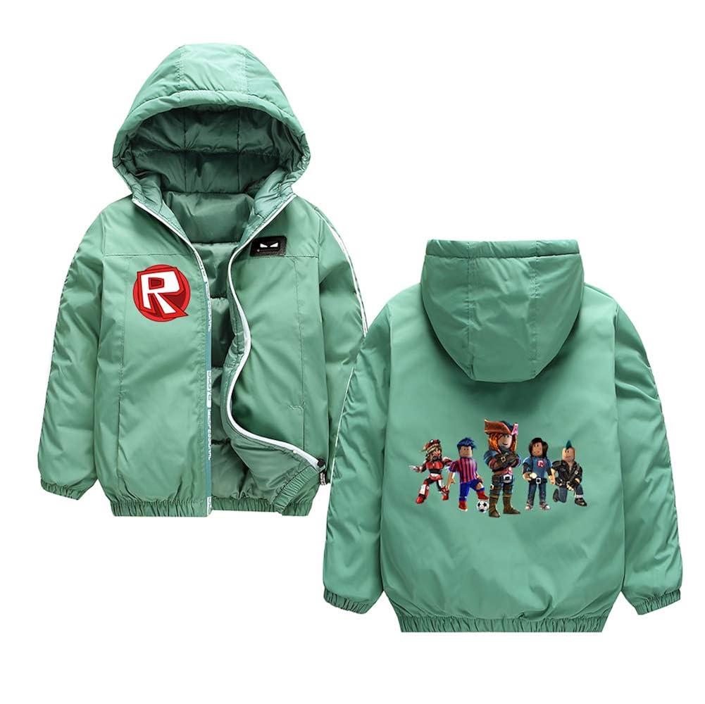 Unisex Roblox Veste Coupe Vent Pour Enfants Cardigan Zipper - 