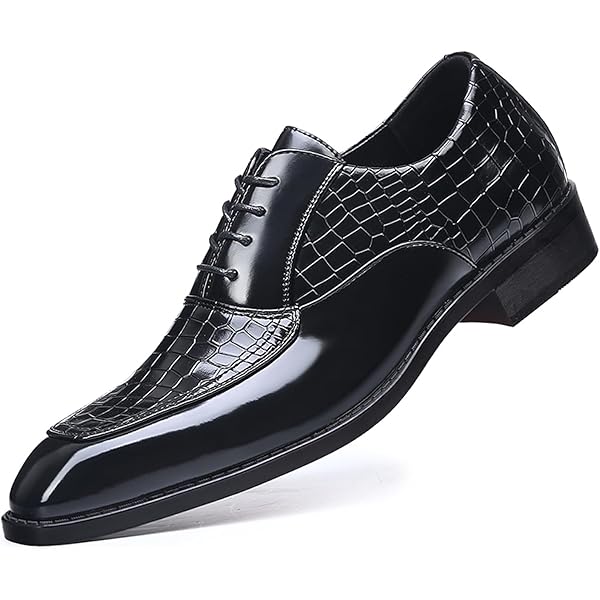 zro men's lace up formal modern oxford dress shoes ZRO Lace Up Formal Modern Oxford Dress Shoes (Men Sz 9.5)