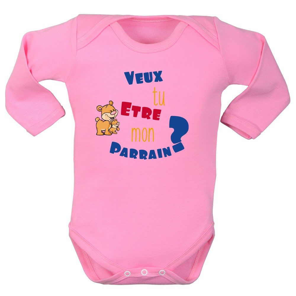 Bodys Et Combinaisons Parrain 100 Coton Body Garcon Manches Longues Blanc Bodies Fille Humour 0 3 Mois Body Bebe Message Fantaisie Stationeryonline Co Nz