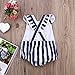 Newborn Baby Girl Striped Bodysuit Romper Jumpsuit Outfits Sunsuit Clothes (0-6 Months, Striped)
