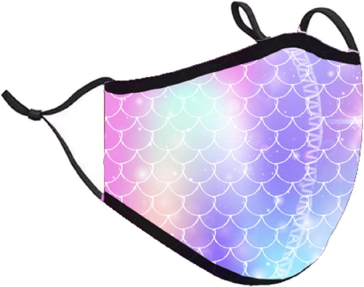 Top Trenz Fashion & Protective Mask for Children Age 3-7 Years Old (Mermaid)