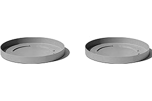 Veradek Mason Series Lima Planter Trays (15'' Tray - 2 Pack, Gray)