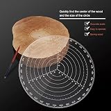 Lanfly 200MM Woodturning Center Finder Acrylic Circle Drawing Tool Woodworking view 3