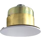 TUNA UL &amp; CUL Listed 1/2" NPT Fire Sprinkler Head 155&deg;F (68&deg;C) Concealed Pendent Spray K80 Standard Response for Automatic Fire Sprinkler System Concealed Head with White Cover Plate