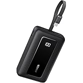 Anker Zolo Power Bank, 20,000mAh 45W Max Fast Portable Charger with Built-in USB-C Cable, USB C&A, 40W Battery Pack for iPhone 17 Series, MacBook, Samsung, and More (Charger Not Included)