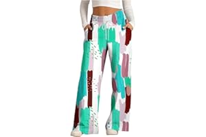 BXJX Womens Wide Leg Sweatpants Fall Trendy Graphic Pants Comfy Plus Size Sweatpants Fall Fashion Straight Leg Pants