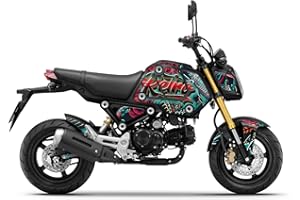 MC MOTOPARTS Decal Graphics Sticker Fairing Kit Set Compatible with Grom 125 2021 2022 2023 MSX 125 21 22 23 (Retro)