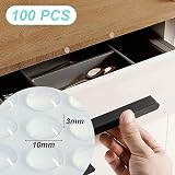 Shintop 100pcs Soft Close Dampers Cupboard Door Bumpers 3/8 in Diameter view 3
