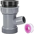Oblectatio Dishwasher Drain Hose Adapter: Y-Shaped Kitchen Sink Strainer Connector with Male and Female Threaded Waste Outlet for Easy Plumbing Integration