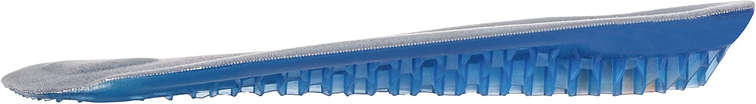 Calden Men's Honeycomb Shaped Gel Elevator Shoes Half Insole - 1/2 inches Taller One Size Fits All Blue - Image 5