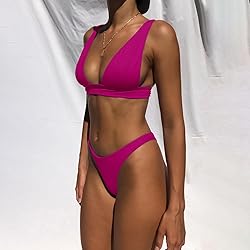 Bathing Suits for Women Deep V Neck Sexy Two Piece