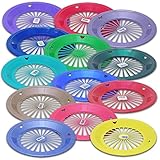 (12 Pack) Reusable Plastic Paper Plate Holders for 9