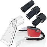 Happy Tree Universal Fits All Shop Vacs See-Through Extraction Accessory Nozzle with 1-1/4" and 1-7/8" and 2-1/2" Adapters fo