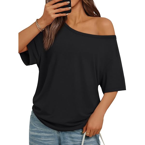 Pinclodly Summer Tops for Women 2026 Off The Shoulder Y2k Tops