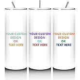 Ships Next Day, Personalized Tumbler with Picture, Custom 20oz Insulated Stainless Steel Tumbler Cup with Photo, Personalized Gifts For Women Men Family Mother's Day Gift Personalized Tumblers Gift