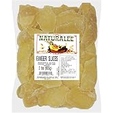 Naturalee Dried &amp; Crystallized Ginger Slices 2 lb - Healthy Snack - Packed with Vitamin C