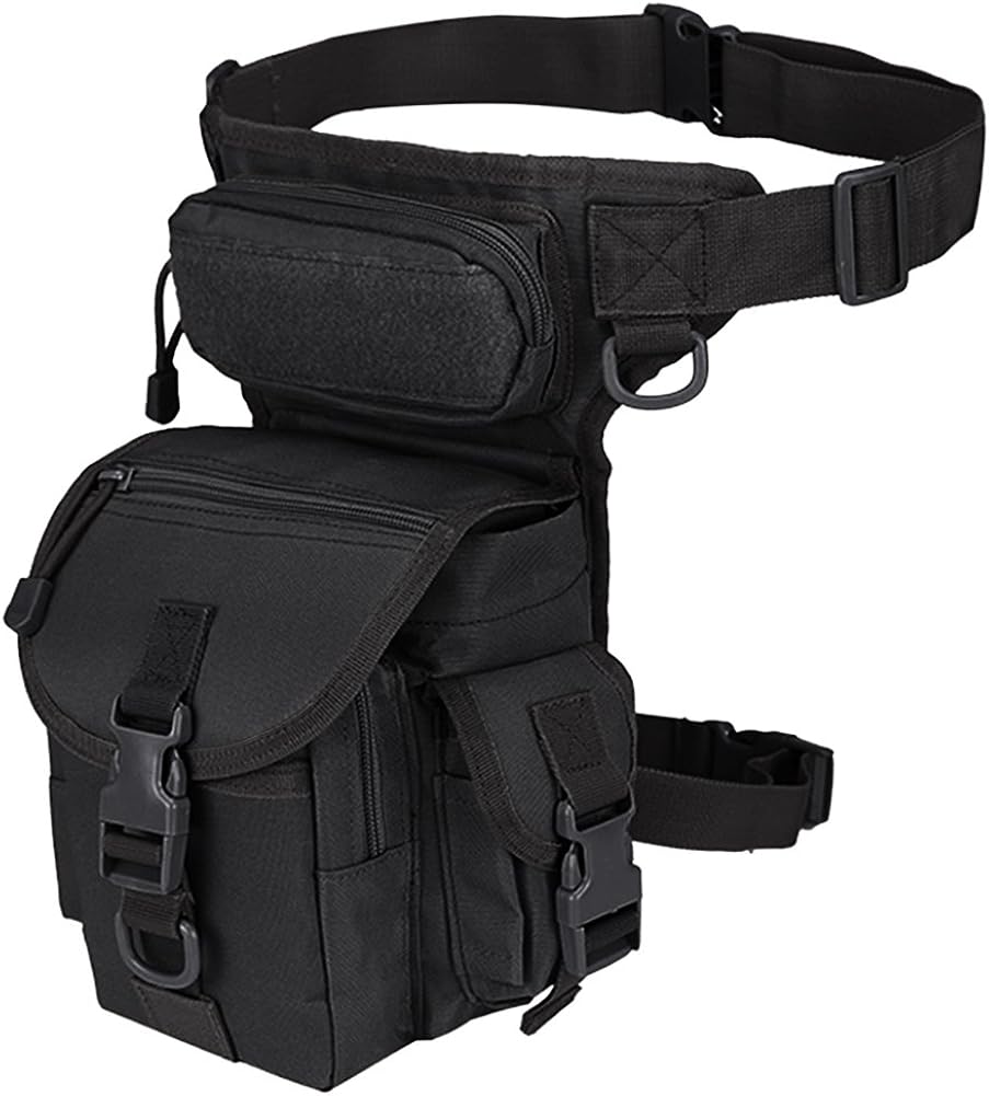 MAXTRA Military Tactical Drop Leg Bag Tool Fanny Thigh Pack Leg Rig Utility Pouch