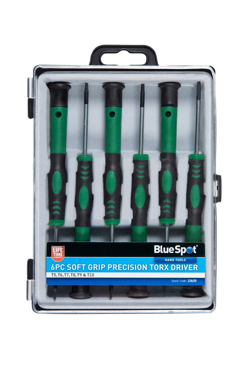 Blue Spot 12620 Precision Torx Driver Set (6 Pieces)