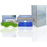 Eye Eco Eyecloud Kit - Blue - Moist Heat & Cold Therapy Home Eye Mask Kit with Moisture-Locking Technology for Soothing Dry Eyes