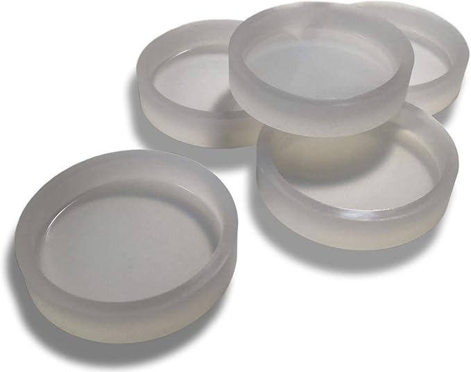 Amazon Co Jp シリコンモールド 5個セット 直径33mm ツルツル ツヤツヤ 鏡面仕上げ レジン型 サークル 円 丸 コイン型 ホビー