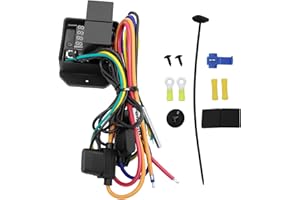 EXMIATOV Digital Radiator Fans Controller Swith,12V and 24V Adjustable Temperature Range Digital Electric Thermatic Fan Switch Kit Compatible with Davies Craig 0444