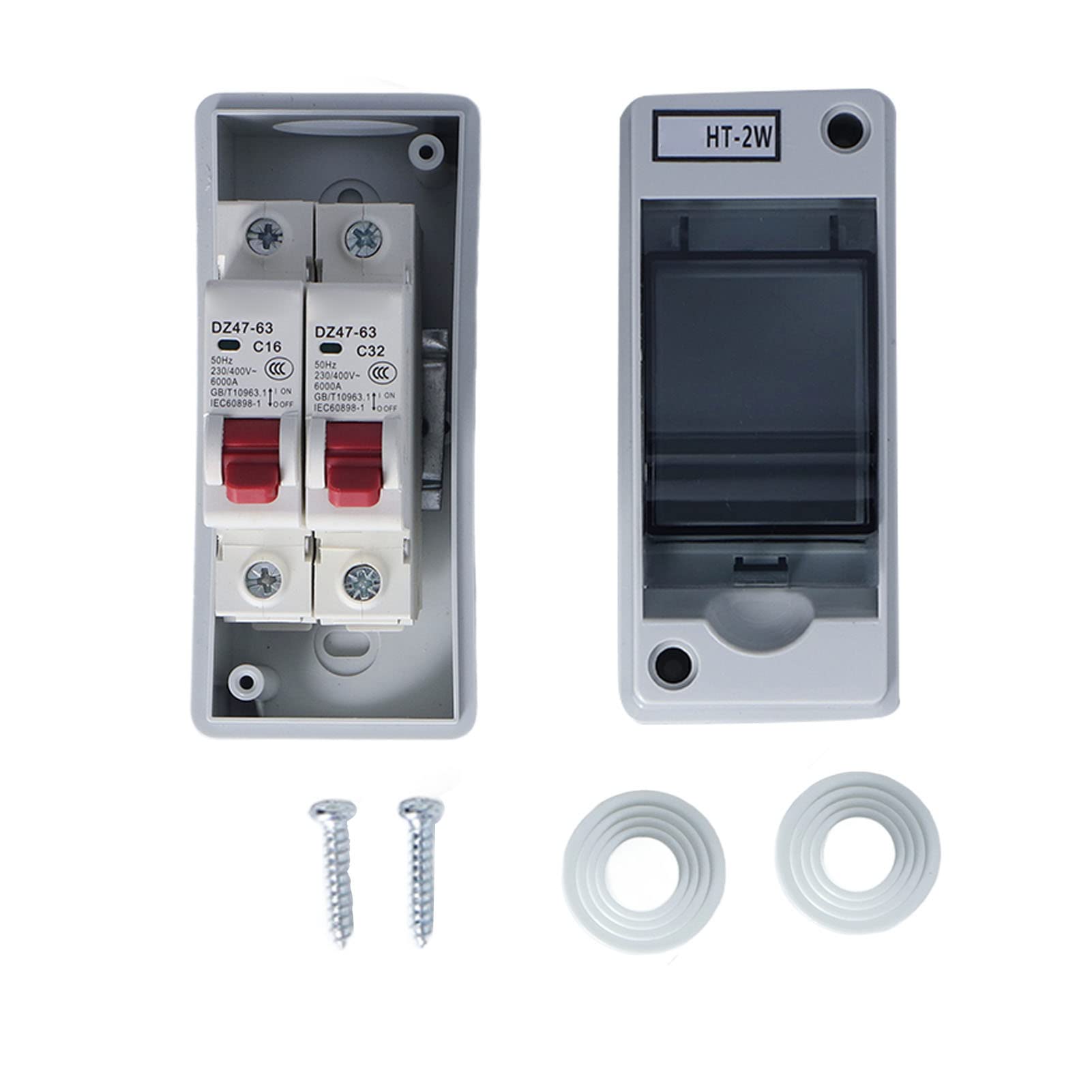 Waterproof Distribution Box Mcb Dz47 Distribution Box Boxed Outside Distribution Box Ipga Sockets (16A 32A)