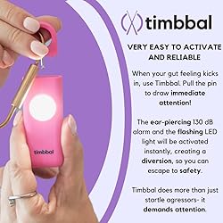 timbbal® Personal Safety Alarm - 130dB Loud Siren