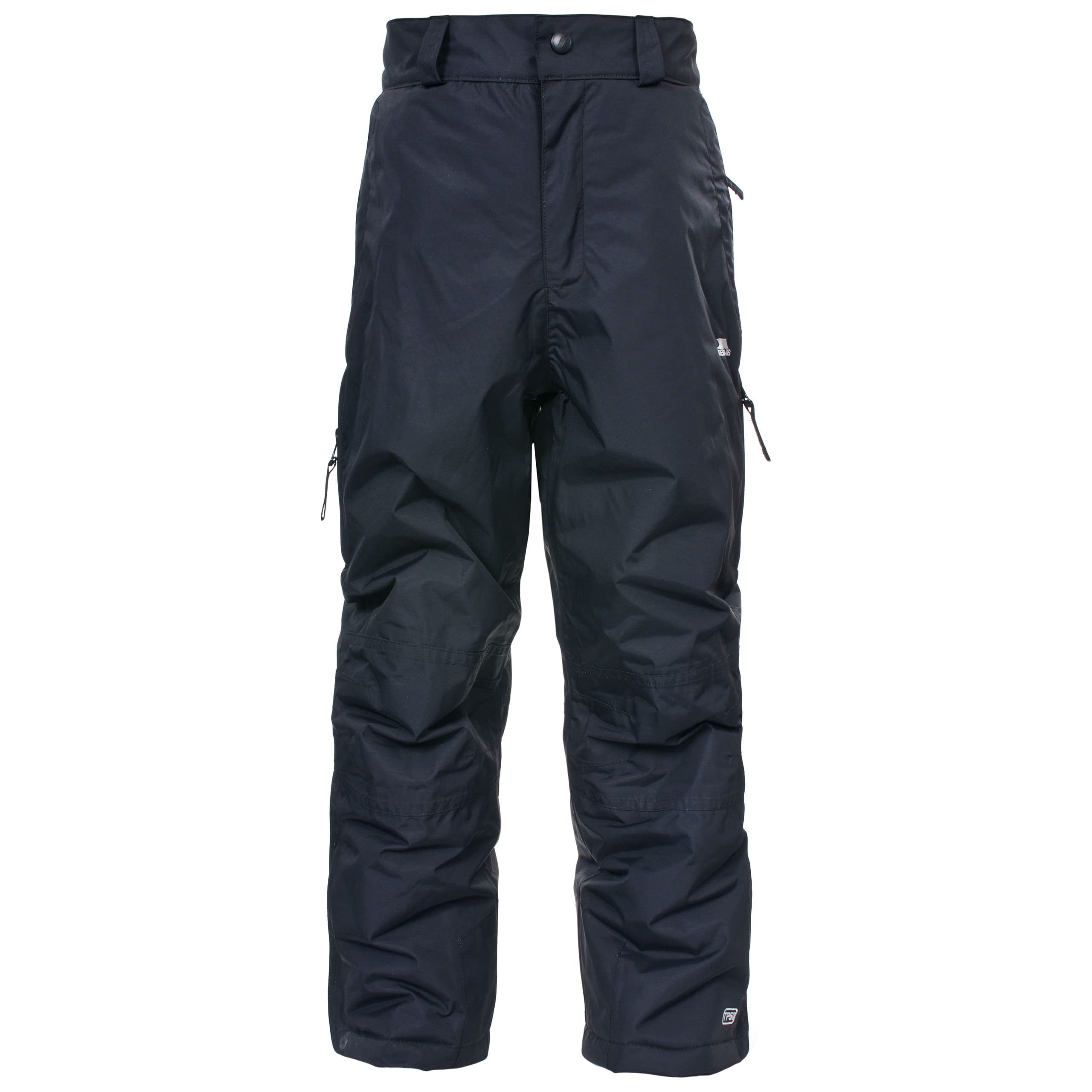 Trespass Kids Salopettes Boys Girls Ski Pants Ski Trousers 2 Black