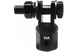 VIATOOLS 1/2" Scissor Jack Adapter for Use with 1/2 Inch Drive/Impact Drills/Ratchet or Standard Drive Sockets or 13/16 Inch Lug Wrench (Black)