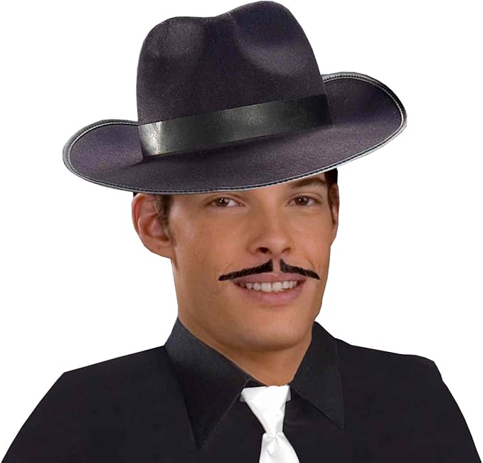 Forum Novelties Men S Human Hair Gangster Mustache