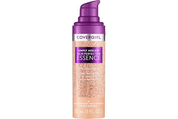 Covergirl Simply Ageless Skin Perfector Essence Foundation - Sheer Tinted Makeup Hybrid With Radiant, Skin-Like Finish - Vega