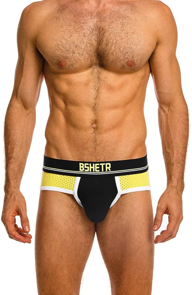 BSHETR Men's Jockstraps Athletic Supporters 5-Pack Ultra Soft Daily Sports Underwear at  Men’s Clothing store