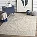 SAFAVIEH Adirondack Collection Accent Rug - 3' x 5', Ivory & Silver, Oriental Medallion Design, Non-Shedding & Easy Care, Ideal for High Traffic Areas in Entryway, Living Room, Bedroom (ADR108B)