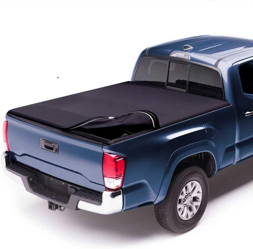 Lock Tri Fold Tonneau Cover For 06 09 Mitsubishi Raider 5 3 Short Bed Assemble