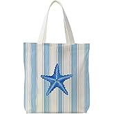 ZOFGUO Silly Gifts Tote Bag for Women, Funny Sarcastic Goose Lemon Canvas Tote Bag,Lemon Reusable Shopping Grocery Bags